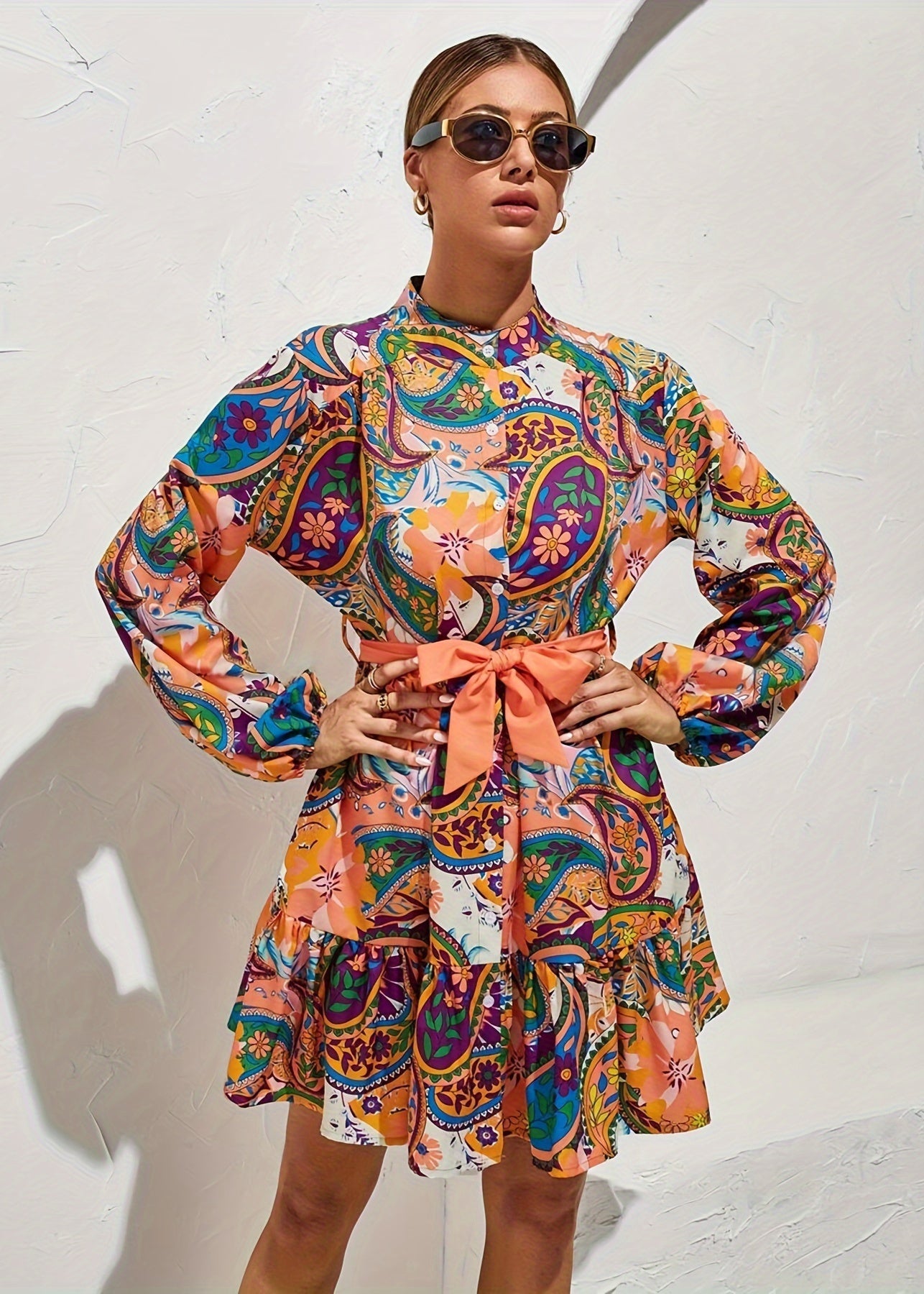 Paisley | Colourfull Mini Dress