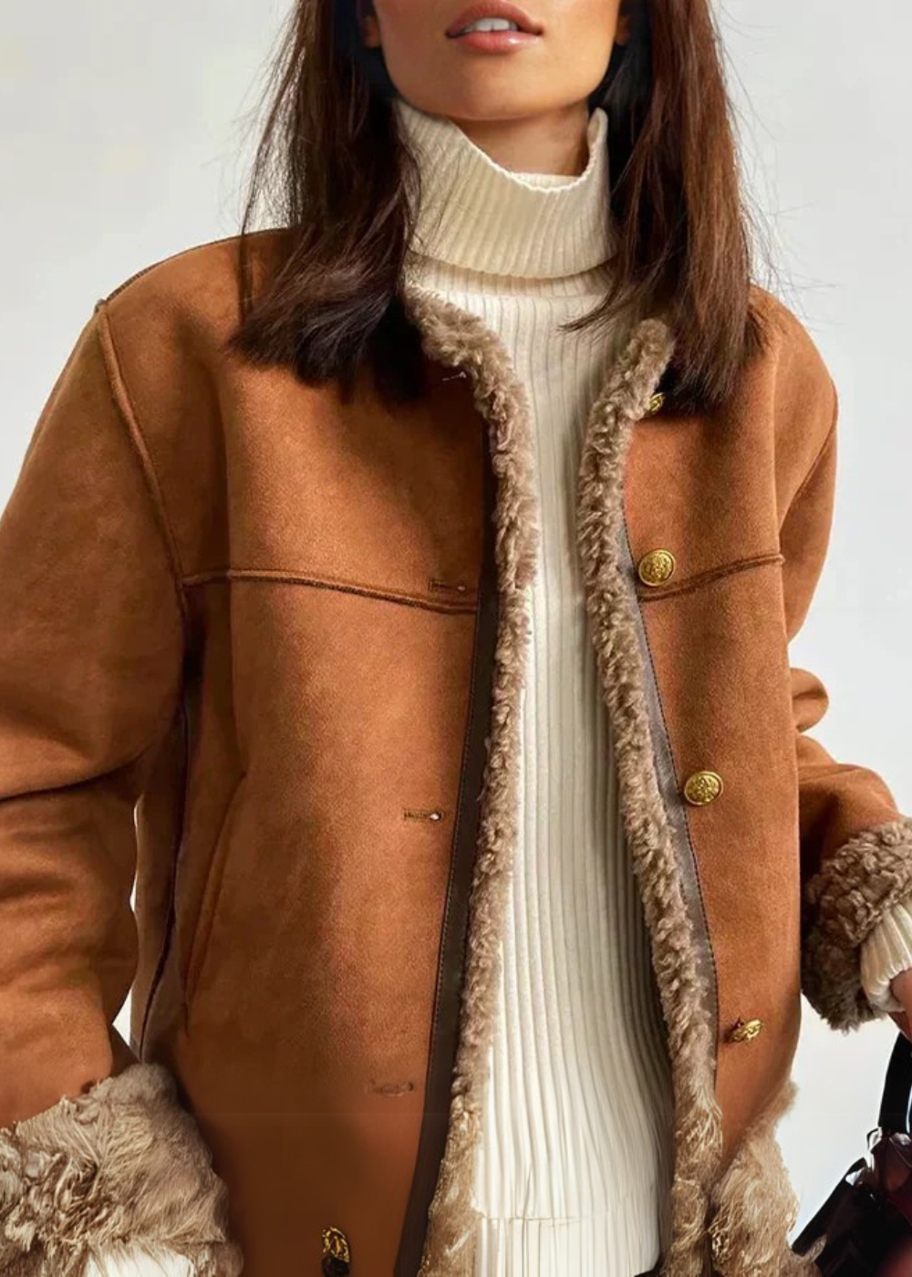Lily | Cosy Shearling-Lined Jacket